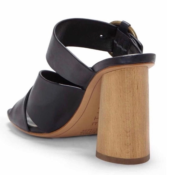 1.State Black Icendra Flared Block Heeled Mules 9 - Picture 3 of 8